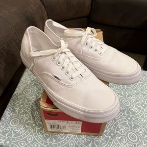 Vans white sneakers